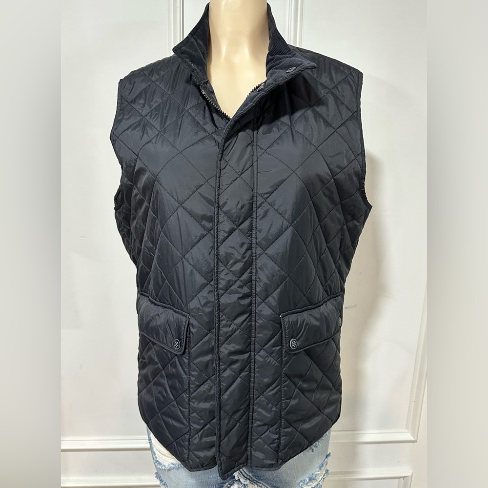 Vince Camuto Black  Quilted Vest Size M
